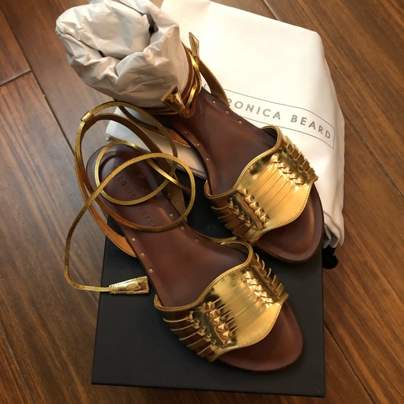 Veronica Beard Fawn Tied Leticia Sandals - Picture 4 of 10